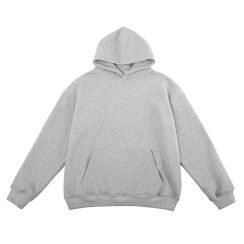 2Pcs Mens Loose Solid Color Hoodie