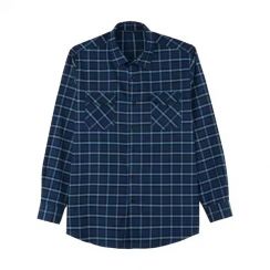 7Pcs Mens Loose Plaid Casual Shirt